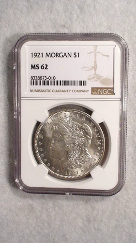 1921 P Morgan Dollar NGC MS62 UNCIRCULATED $1 Coin BUY IT NOW!