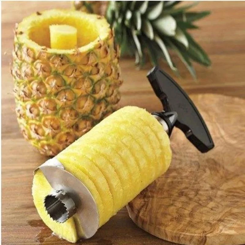 Stainless Steel Pineapple Slicer Peeler Cutter Kitchen Fruit Tool Gadget