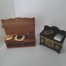 Sylvanian Families Bakery Kitchen Accessories Bakery 8 Piece Set