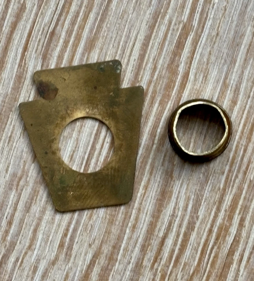 Ludwig Pre Serial Number Chicago Script Badge W Grommet Snare Tom Bass Drum Mint - Image 3 of 4