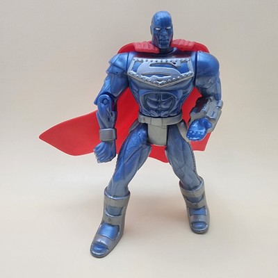 SUPERMAN Man of Steel (Vintage 1995) JOHN HENRY IRONS Steel 5'' [NEAR COMPLETE]
