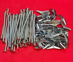 TOGGLE BOLT 1/4 IN.-20 X 5 IN.   (LOT OF 45)