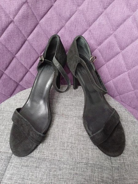 Women Billi Bi Heels Black Suede 39