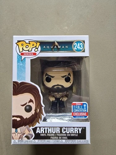 Funko Pop! Heroes - Aquaman #243 Arthur Curry 2018 Fall Convention Exclusive