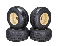 18x8.50-8 OEM Golf Cart Wheels and Golf Cart Tires Combo - Set of 4 (18x8.5-8, B