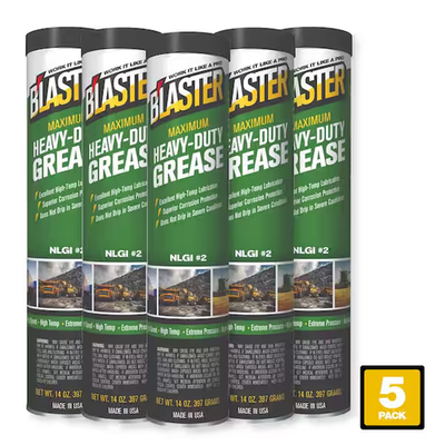 #ad #ad 14 Oz. Maximum Heavy Duty Grease Cartridge for Grease Gun Pack of 5 $23.78