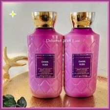 Bath  Body Works DARK KISS Body Lotion 8 fl.oz x 2 Pc LOT Discontined