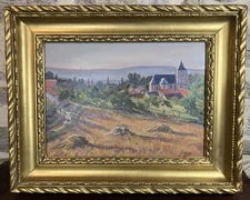 Old Oil On Panel Signed Impressionism Post-Impressionism France
