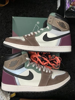 Air Jordan 1 High OG Crafted 2021 Mocha Brown White Black - Size 11