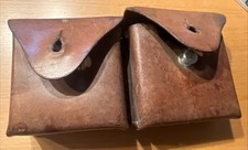 Antike Militär Gürteltasche Sattlerei Uwe Stauffer, Frutingen