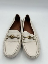 Coach Arlene Loafers G2672- White/Ivory Leather - Women Size 7B