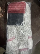 Pack Of 6 SPARTA 369424S00 - LRG  LOOPED-END MOP WASTE W/RED BAND W/ SCRUBBER