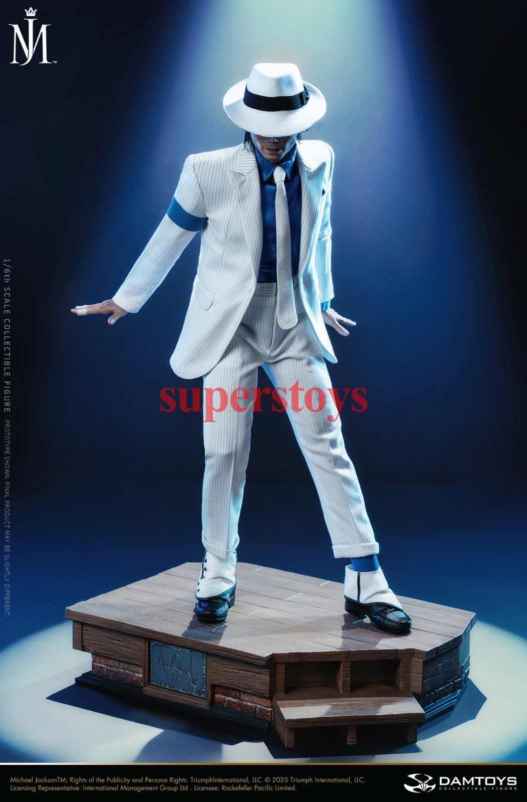 Presale DAMTOYS DMS048S 1/6 Smooth Criminal Jackson Action Figure Deluxe Ver.