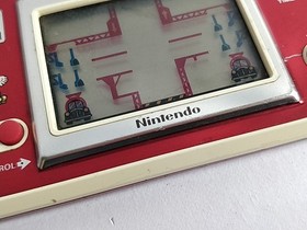Vintage Nintendo Game and Watch Mario's Cement Factory Handheld Japan Working