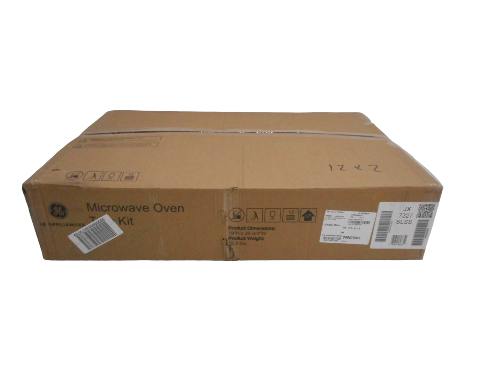 GE JX7227SLSS 27" Wide Trim Kit for BuiltIn Microwaves Stainless Steel