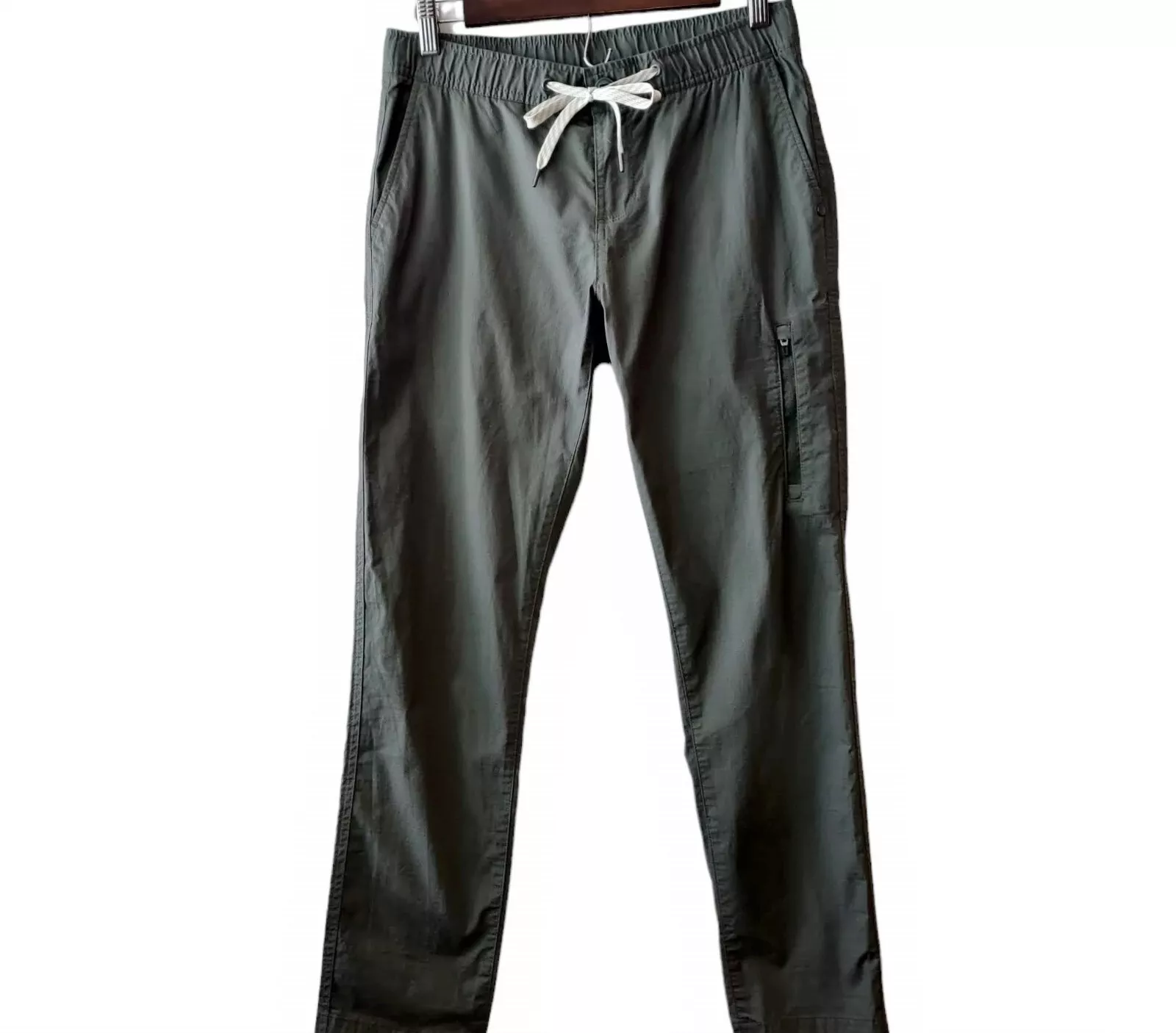 vuori ripshot activewear hiking zip side pockets pants
