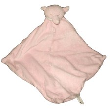 Angel Dear Pink ELEPHANT Security Blanket Soft Velour Plush Baby Lovey 2005