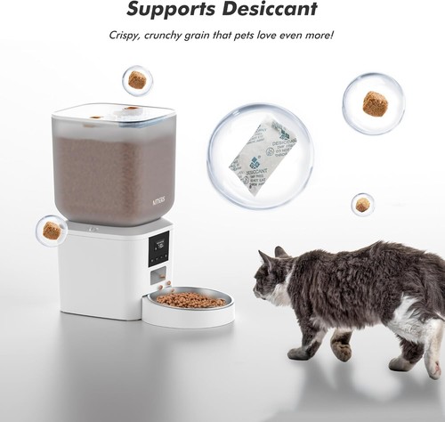 8L Automatic Dog & Cat Feeder - Voice Recording, Anti-Jamming & Timer Control - Picture 11 of 11