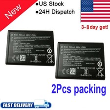 2Pcs BV-6A New for Nokia Banana 2060 3060 5250 C5-03 8110 4G 1500mah Phone