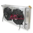 4 Row Radiator with Electric Fans For 1996-05 Chevy Blazer S10 GMC Jimmy Sonoma