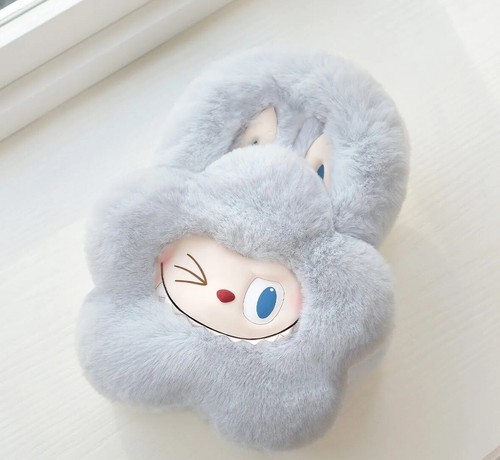 POP MART THE MONSTERS LABUBU Serie Clásica - Bolso Flor de Peluche (AZUL) ✅ Auténtico - Imagen 3 de 10
