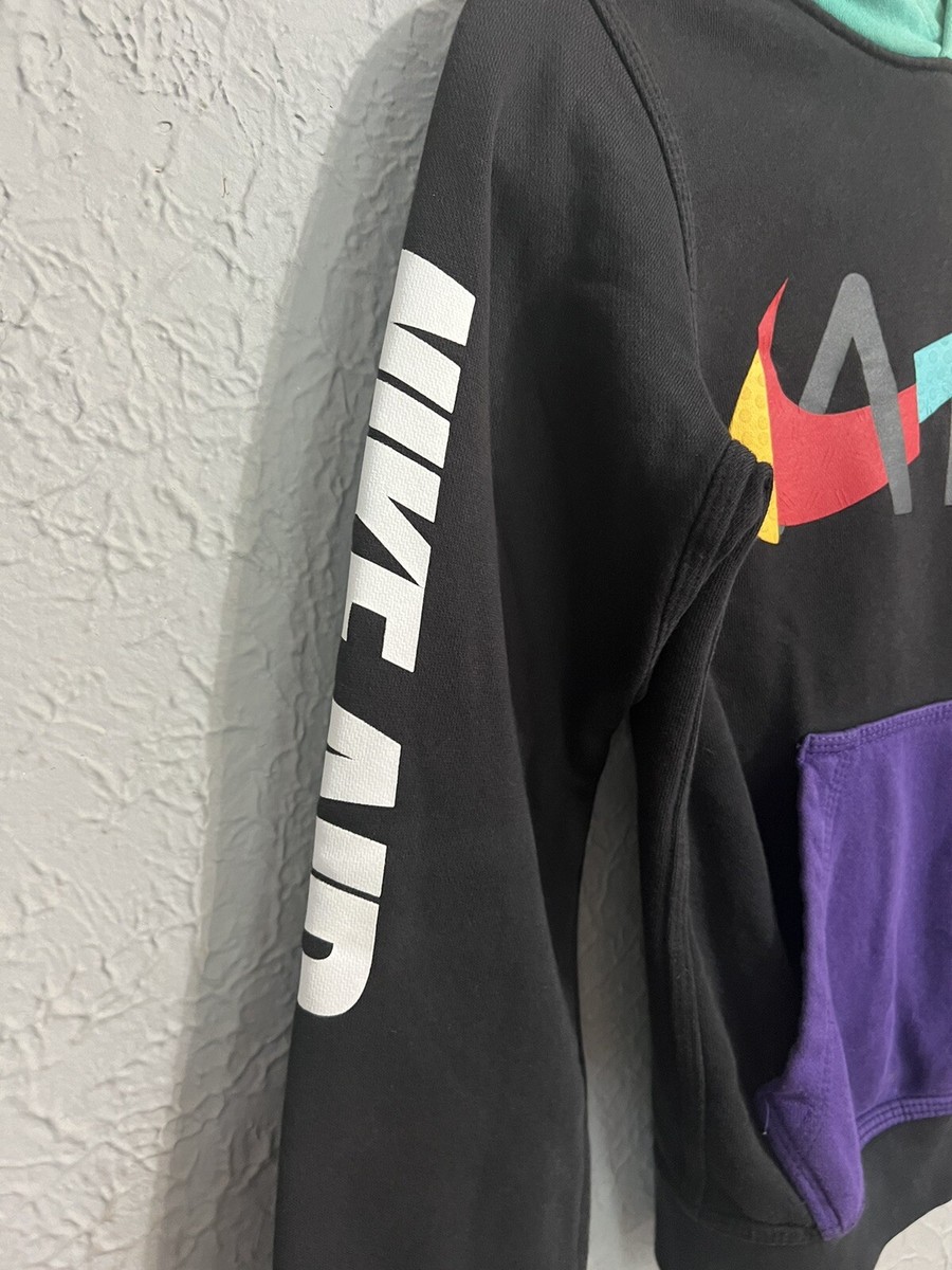 Nike Air Boys Game Changer Club Hoodie Cu1481-010 Size Small Has