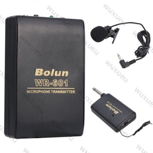 WR601 Wireless Mikrofon Clip-on Microphone Mic mit Sender & Empfänger !! - Bild 1 von 11