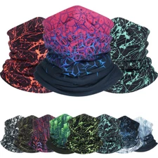 Winter Neck Warmer Gaiter Fleece Windproof Ski Snow Half Face Mask Printed Scarf