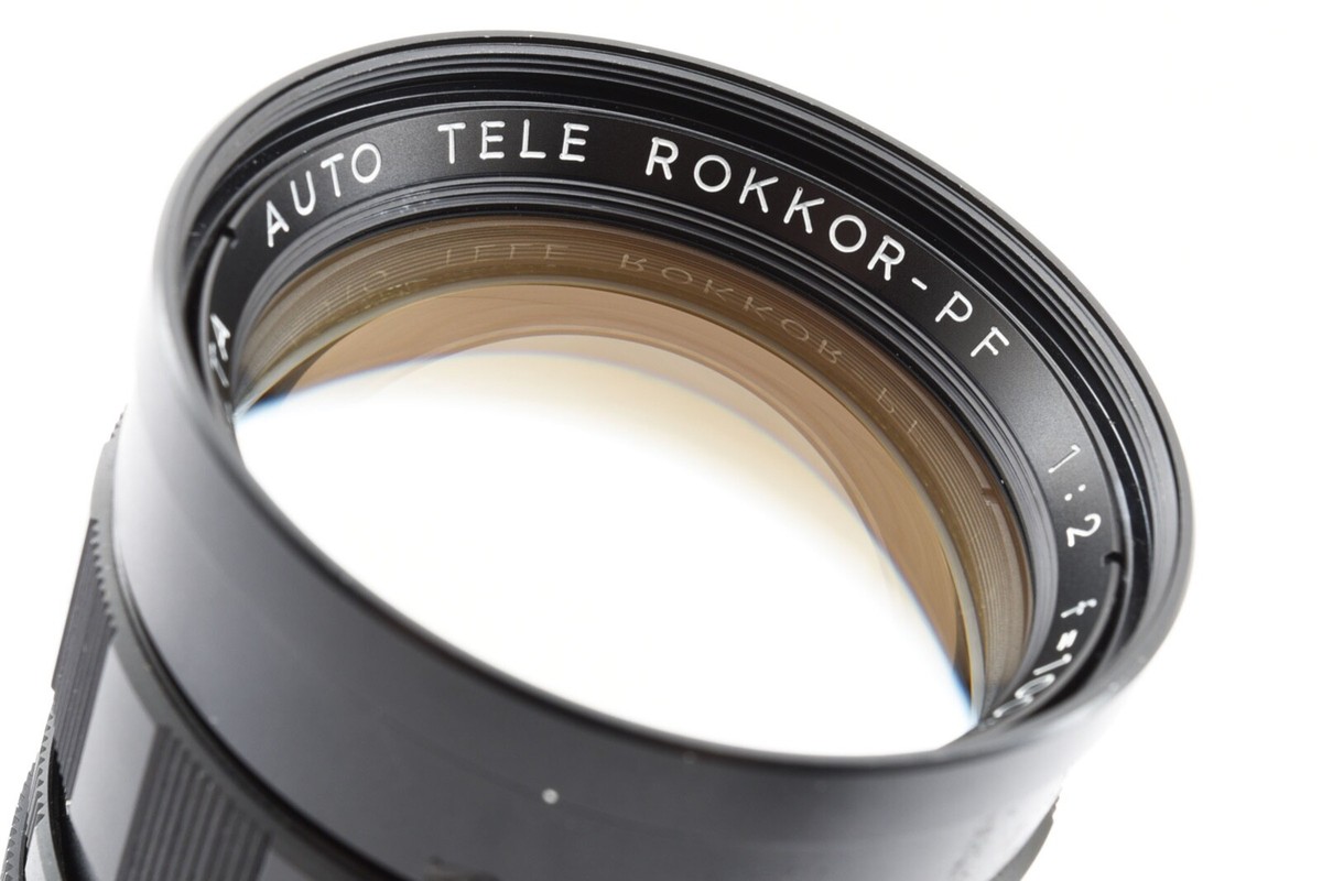 MINT w/ Hood 】 Minolta Auto Tele Rokkor PF 100mm f/2 MF Lens MC