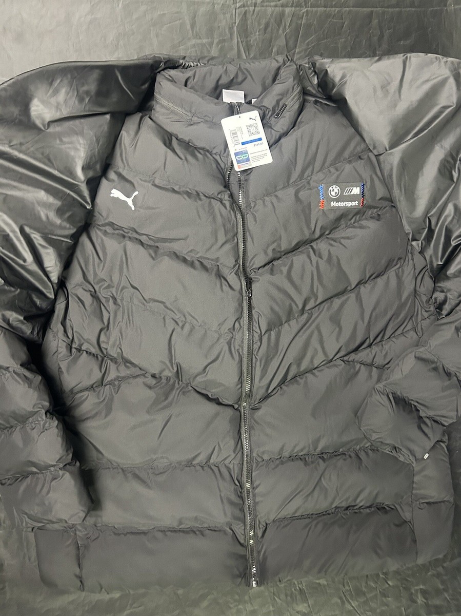 Puma BMW M Motorsport Garage Crew Jacket Black Men Size XL