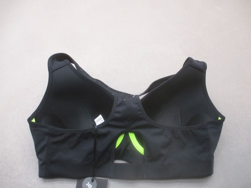 NWT 34D NIKE DRI-FIT Womens BLK Lined Wireless Pull On Racer Back Sports Bra 9R - Picture 6 of 7