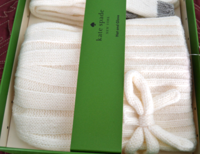 Kate Spade French Cream Bow Beanie and Glove Gift Box Set New In Box kate spade | Accessories | Hp Nwt Kate Spade New York French  main image 4