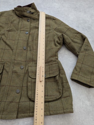 Alan Paine Jacket Womens 12 Wool Tweed Coat Shooting Hunting Races Made in UK - Picture 6 of 14