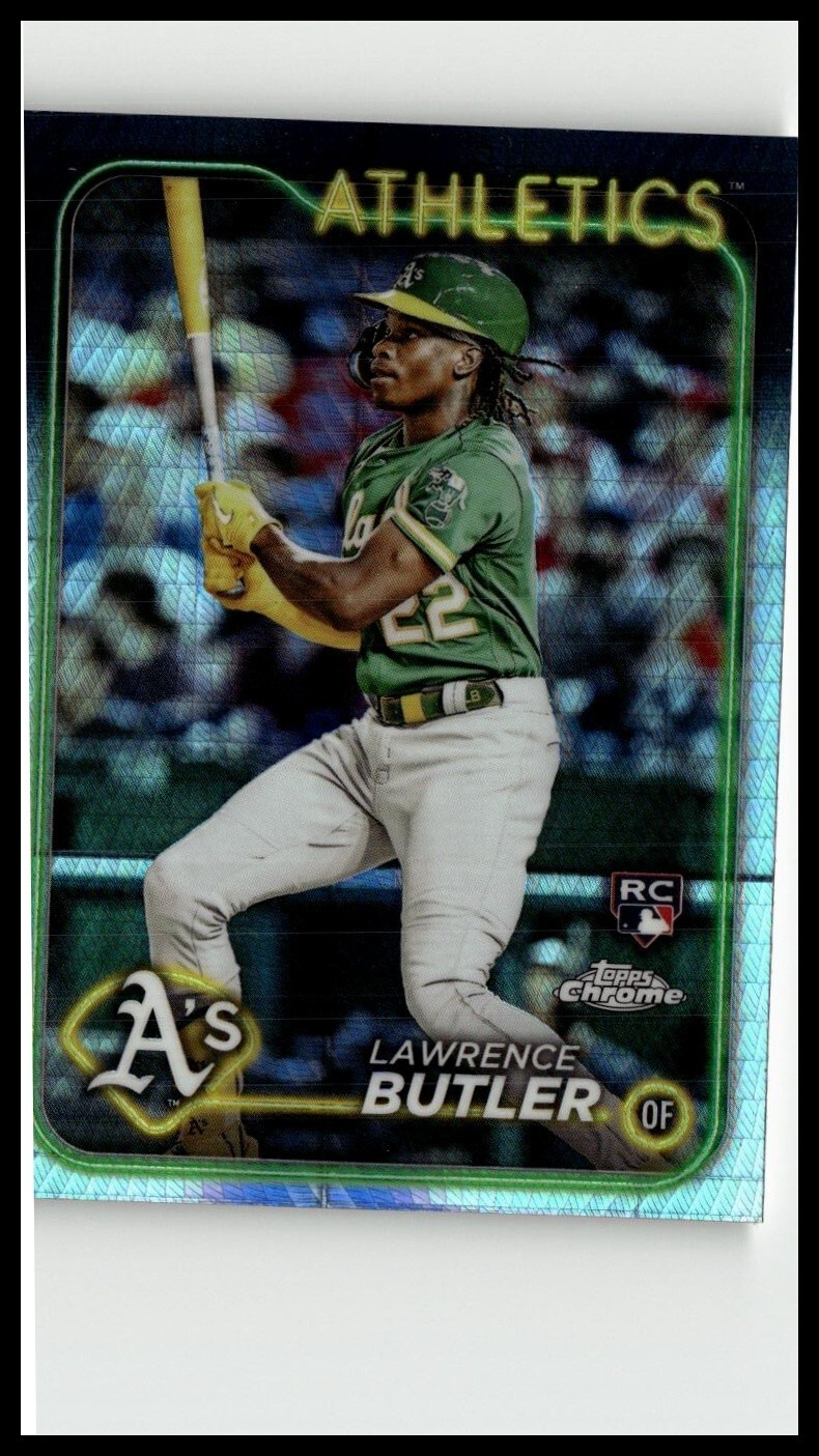 2024 Topps Chrome - Lawrence Butler #5 Prism Refractor (RC)