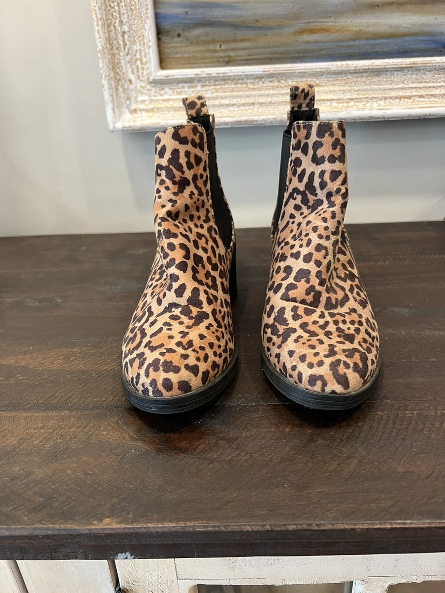 H&m leopard cheap boots