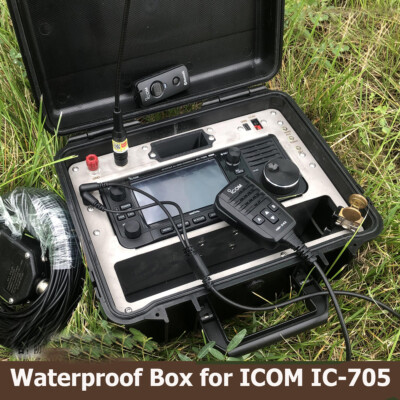 Waterproof Box for Outdoor Survival Radio Emergency Communication ICOM IC-705 