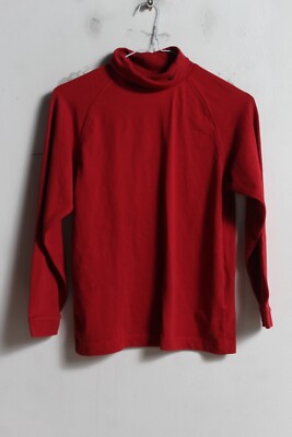Vintage NIKE GOLF Kinder Jugendliche Rollkragen Oberteil - rot - Größe 10 12 Jahre (G45)