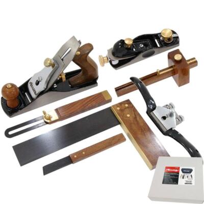 7 Stck. Holzbearbeitung Hobel Holz Hand Schreiner Quadrat Rasierer Werkzeug Set CT0601