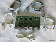 Digi Edgeport 8 USB to Serial Port RS232 RS-232 8x COM Port Adapter Console