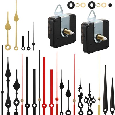 Uhrwerk, Quarzuhr, DIY, lautlos, 8 Zeiger Sets, Ersatzteile, Wanduhr, 80 mm