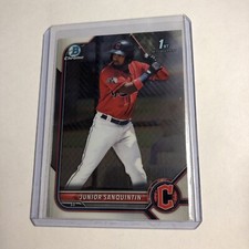 2022 Bowman Chrome 1st Bowman Junior Sanquintin #BCP-80