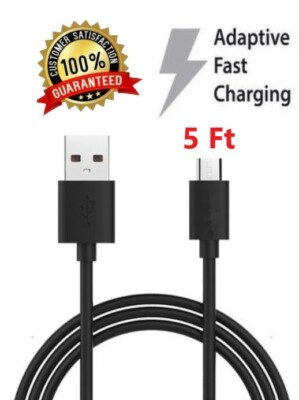 3Pack 5FT Micro USB Data Fast Charger Cable for Samsung Galaxy Note 4 5 S6 S7 LG