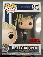 Riverdale Betty Cooper Lili Reinhart Funko Pop Vinyl Autographed Signed JSA COA 