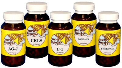 New Body Products Fibroids Elimination Kit (100% Vegetarian capsules)