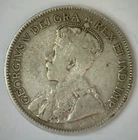 1931 Canada Silver 25 Cents Circulated Quarter Canadian Coin