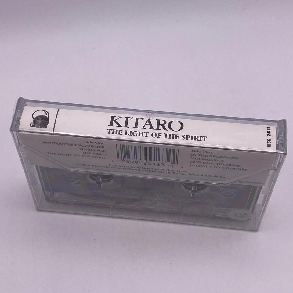 Kitaro – The Light Of The Spirit Cassette Tape 1987 Geffen Ambient SEALED NOS - Image 2 of 4