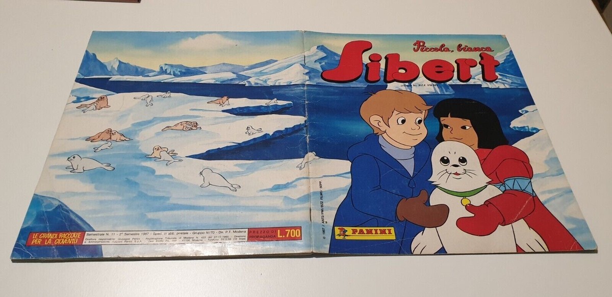 PICCOLA BIANCA SIBERT: ALBUM COMPLETO CON TUTTE LE FIGURINE ATTAC