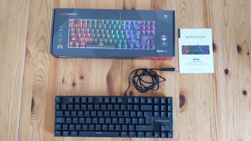 TECLADO MARS GAMING MK80 - MECÁNICO RGB - COMO NUEVO - ESPAÑOL - Imagen 3 de 14