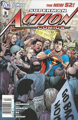 Superman Action Comics The New 52 Cover A First Print 2012 Grant Morrison  DC