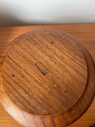 Konvolut 60s70s Vintage Holz Schale Bowl Mid-Century Design Lonborg Denmark - Bild 4 von 10